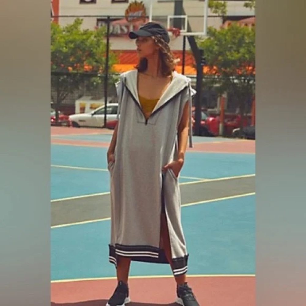 Free People Match Up Maxi Sweat Dress